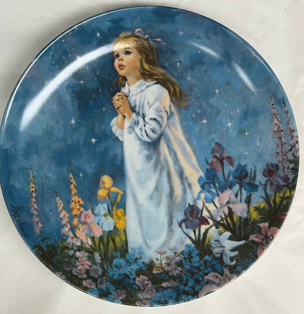1988 Reco Knowles Twinkle Twinkle Little Star Plate John McClelland Box COA